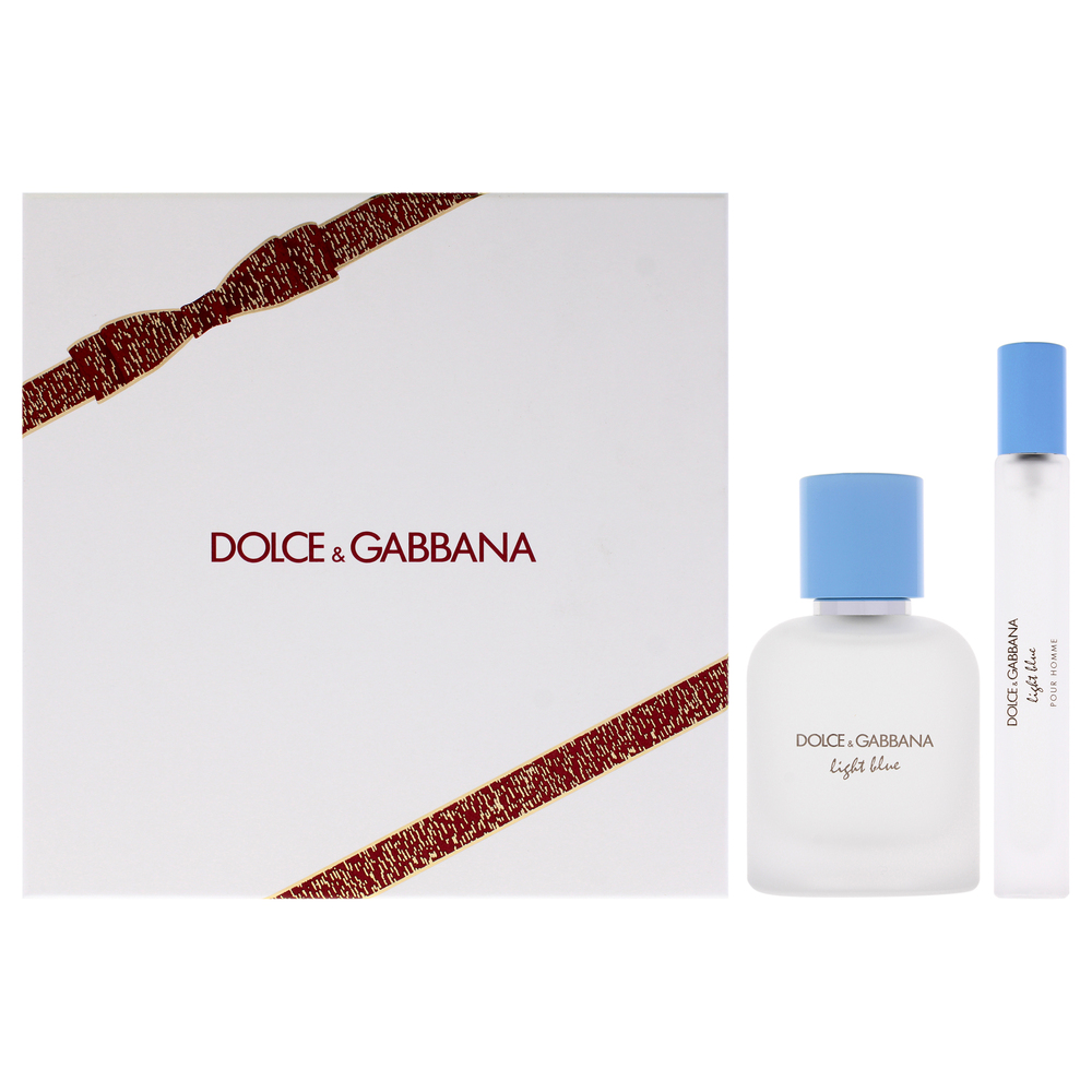 Light Blue  Pc Gift Set 1.7oz EDT Spray, 0.33oz EDT Spray (Mini)